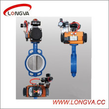 Wafer Type Butterfly Valve con actuador neumático